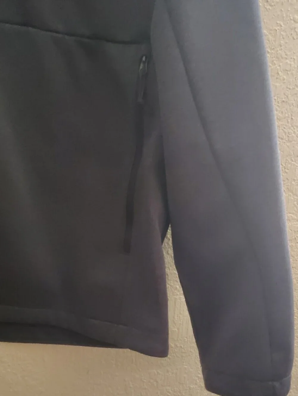 The North Face Men's Dark Charcoal Gray Full-Zip Windwall Jacket Size XL